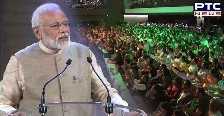 WATCH: PM Narendra Modi addresses the Indian community at UNESCO HQ in Paris, France