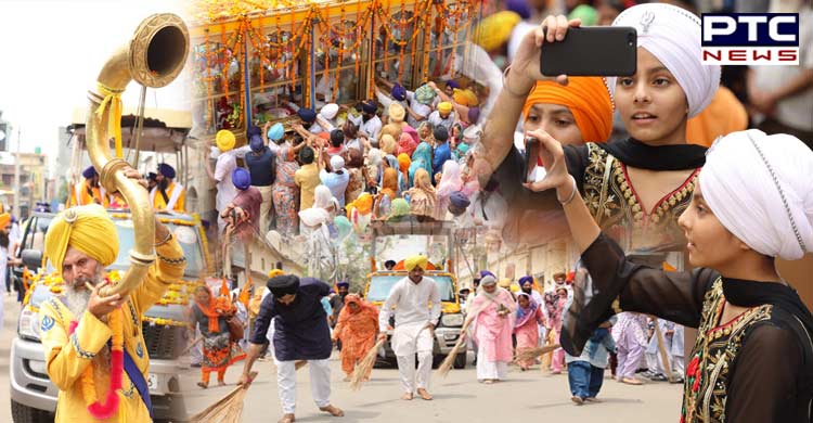 Day 2: International Nagar Kirtan proceeds for onward journey from Golden Temple