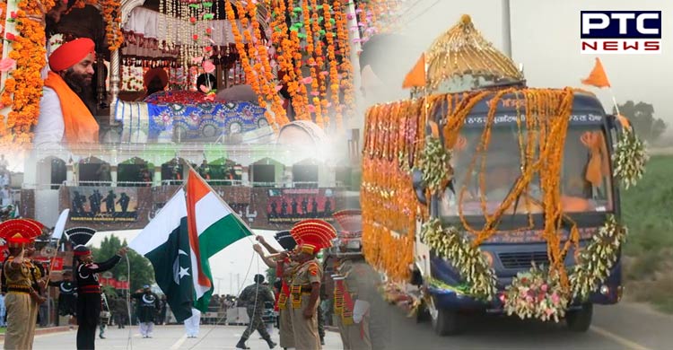 Amritsar: International Nagar Kirtan from Sri Nankana Sahib enters India through Atari border