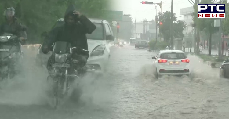 Punjab: Heavy Rain Lashes out in Ludhiana, streets waterlogged, see pictures