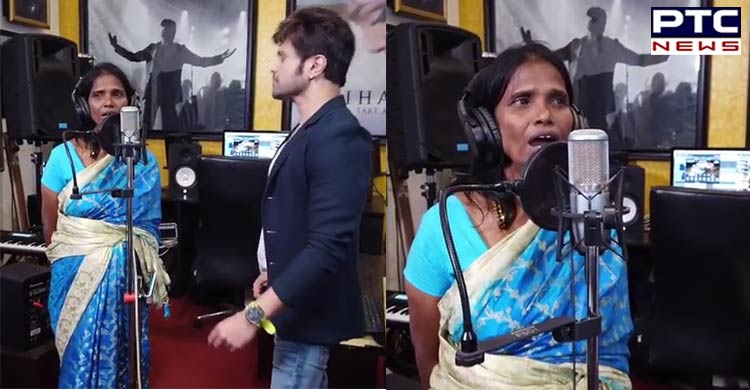 Ranu Mondal records another song with Himesh Reshammiya, Watch video