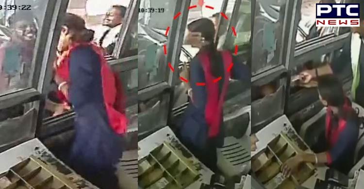 Watch: Female toll collector slapped and manhandled at Gurgaon’s Kherki Daula, she hits back