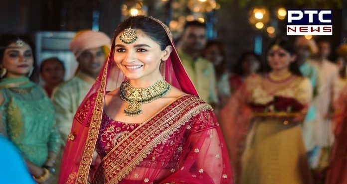 Alia Bhatt Bridal Look Raazi Actress Stuns As The Perfect Bride 