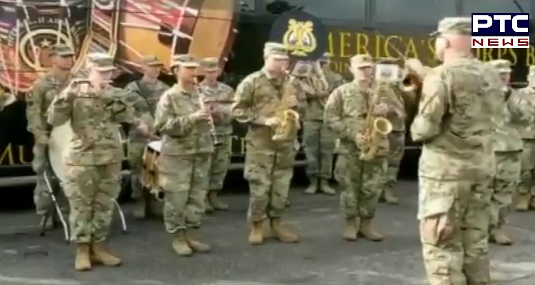 Video of American Army band playing Indian National Anthem garners praise