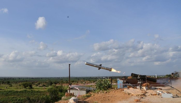 देश में बनी एंटी टैंक गाइडेड मिसाइल का सफल परीक्षण