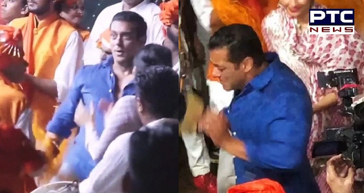 Watch: Salman Khan Dancing during celebrations of Ganesh Chaturthi 2019