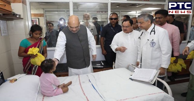 PM’s birthday: BJP leaders start Sewa Saptah by meeting patients at AIIMS, sweeping floor