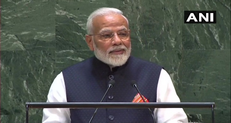 UNGA 'ਚ PM ਮੋਦੀ ਵੱਲੋਂ ਸੰਬੋਧਨ, ਭਾਰਤ ਨੇ ਦੁਨੀਆ ਨੂੰ ਯੁੱਧ ਨਹੀਂ ਸ਼ਾਂਤੀ ਦਾ ਦਿੱਤਾ ਸੰਦੇਸ਼