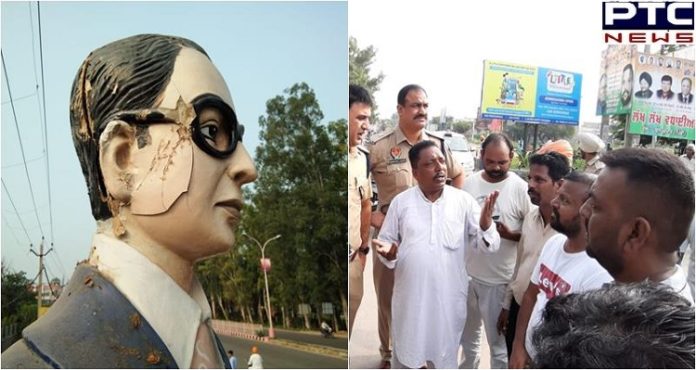 buuu B. R. Ambedkar Statues Break