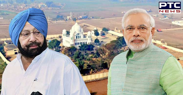 Captain Amarinder Singh writes to PM Narendra Modi to pressurise Pakistan not to impose service charge on Kartarpur Corridor