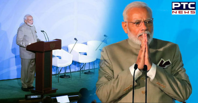 New York: PM Narendra Modi addresses UN Climate Action Summit 2019 New York: PM Narendra Modi addresses UN Climate Action Summit 2019