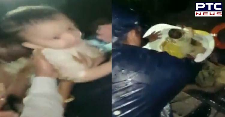 Watch: Pune MC Officials rescue a toddler