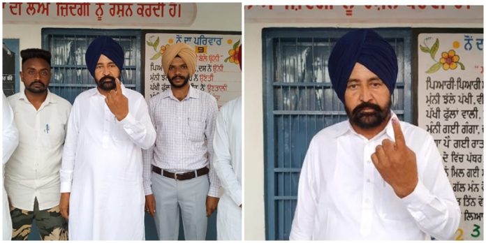ਜ਼ਿਮਨੀ ਚੋਣਾਂ 2019 : ਜਲਾਲਾਬਾਦ ਤੋਂ ਸ਼੍ਰੋਮਣੀ ਅਕਾਲੀ ਦਲ ਦੇ ਉਮੀਦਵਾਰ ਡਾ. ਰਾਜ ਸਿੰਘ ਡਿੱਬੀਪੁਰਾ ਨੇ ਪਾਈ ਆਪਣੀ ਵੋਟ By-elections 2019: jalalabad SAD candidate Dr. Raj Singh Dibipura candidate cast vote