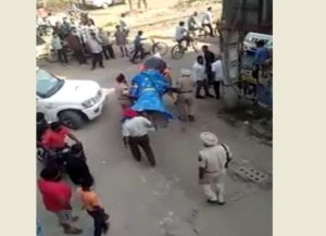 Ludhiana Dhuri Line Near Police Arrested Ravana ,Video viral