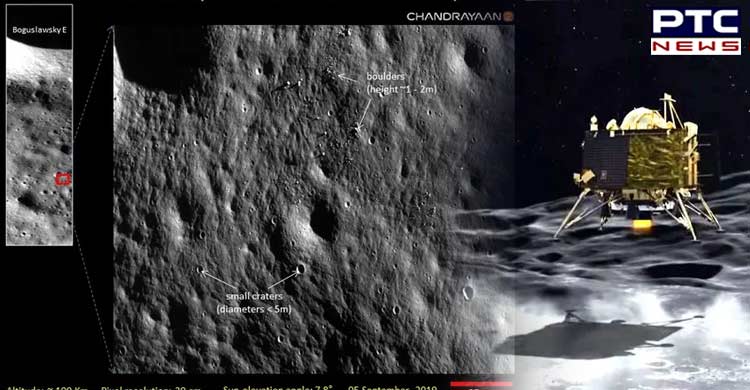 ISRO shares high-resolution images of the moon captured by Chandrayaan 2's Orbiter