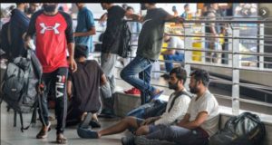 US 150 Indians Deported Over Visa Violations , Land At Delhi Airport