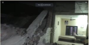 Jammu Kabir Nagar area building fell Near house , Many injured