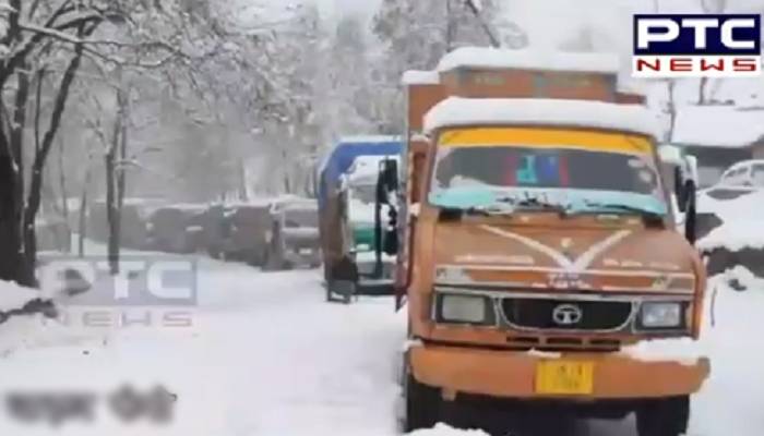 VIDEO : जम्मू-श्रीनगर राष्ट्रीय राजमार्ग बंद, सैकड़ों वाहन फंसे