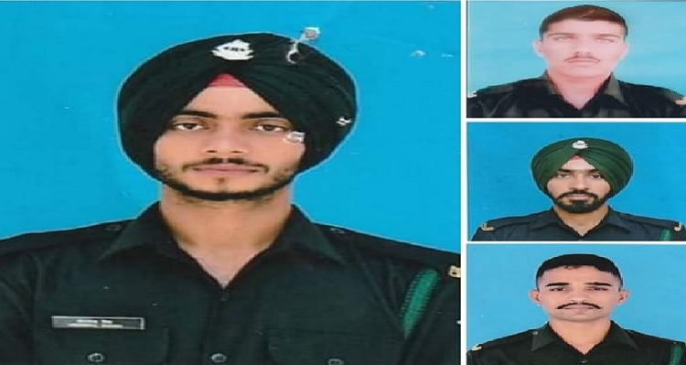 Three Punjabi Jawans brave snowy graves