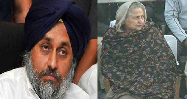 Sukhbir Singh Badal expresses grief at passing away of Dera Beas head wife Shabnam Dhillon