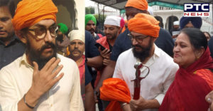 Bollywood Actor Aamir Khan At Gurdwara Bhatta Sahib Ropar