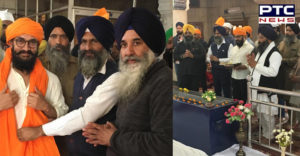 Bollywood Actor Aamir Khan At Gurdwara Bhatta Sahib Ropar