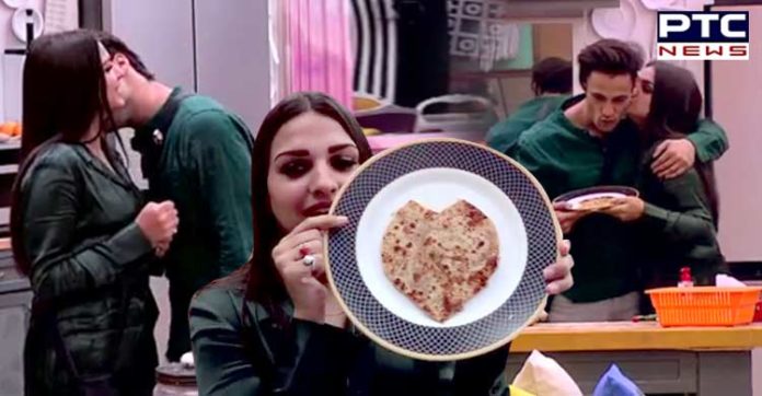 bigboss-4 Asim Riaz Kiss Himanshi
