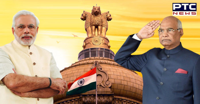 PM Narendra Modi and President Ram Nath Kovind extend wishes on Constitution Day PM Narendra Modi and President Ram Nath Kovind extend wishes on Constitution Day