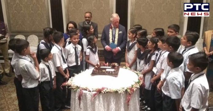 Mumbai : Prince Charles celebrates 71st birthday with school children Mumbai : Prince Charles celebrates 71st birthday with school children