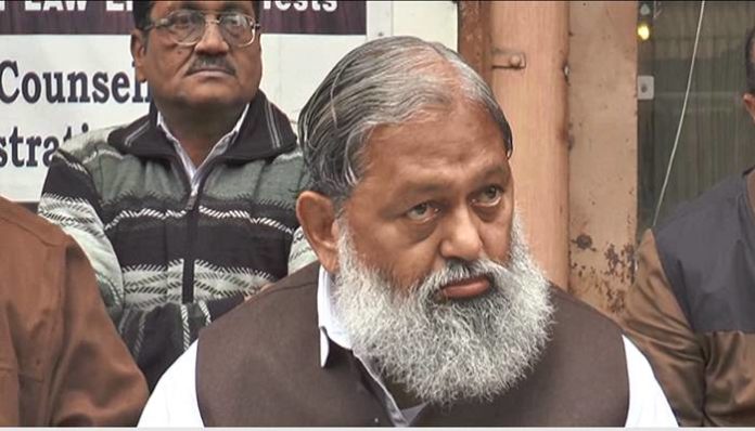 Home Minister Anil vij revoke woman asi suspension order Home Minister Anil vij revoke woman asi suspension order