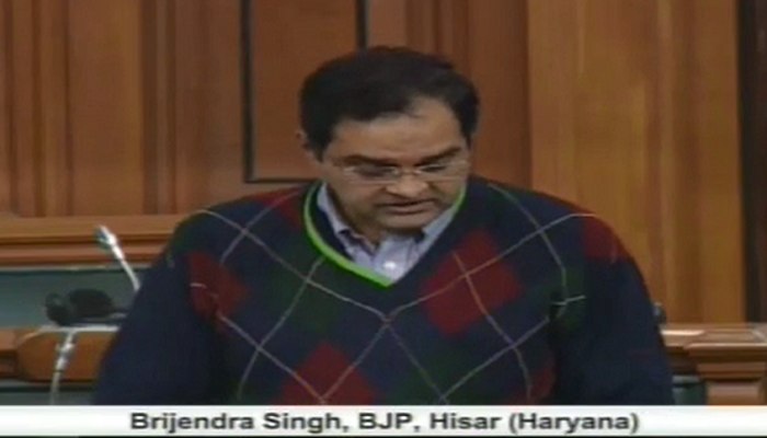 संसद में गूंजा फिल्म पानीपत का मुद्दा, सांसद बृजेंद्र सिंह ने बैन लगाने की मांग की