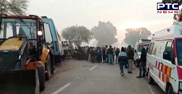 Punjab: 14 students injured as private school van overturns in Moga
