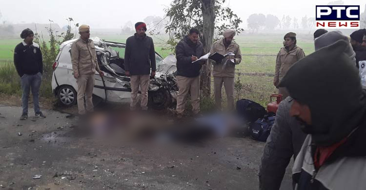 Jalandhar: Two RPF soldiers killed in a road accident at Naugajja village in Kartarpur