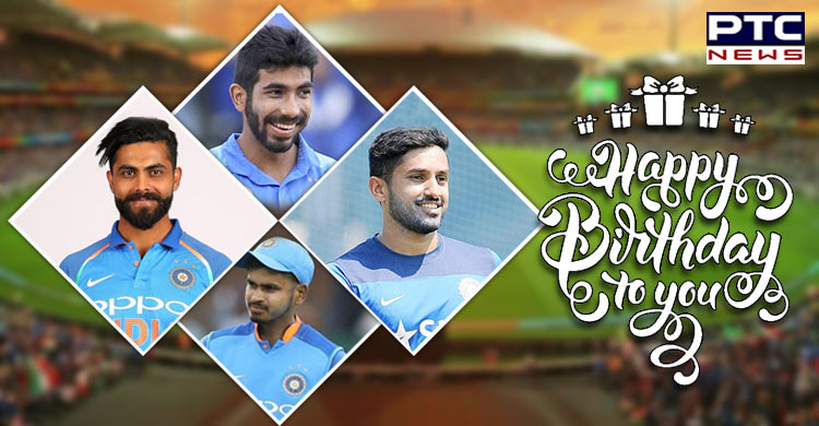 BCCI wishes Jasprit Bumrah, Ravindra Jadeja, Shreyas Iyer and Karun Nair on their birthday