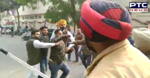 Ludhiana Congress Youth elections During Firing , Police lathi charge on Congressworker