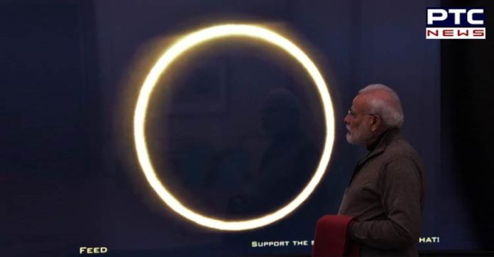 Solar Eclipse 2019 : ਸੂਰਜ ਗ੍ਰਹਿਣ ਨੂੰ ਦੇਖਣ ਲਈ ਉਤਸ਼ਾਹਿਤ ਹੋਏ PM ਮੋਦੀ , ਸ਼ੇਅਰ ਕੀਤੀ ਤਸਵੀਰ pm modi was excited about Solar Eclipse 2019 , share best picture