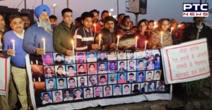 Amritsar Rail Accident Victims next day protest continued , candle march