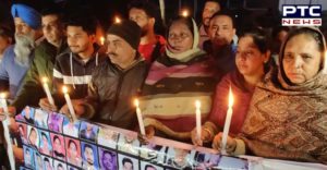 Amritsar Rail Accident Victims next day protest continued , candle march