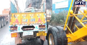 Khanna near National Highway Road Accident , Jeep Driver Death