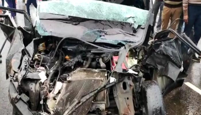 शिमला घूमने जा रहे दोस्तों की गाड़ी खड़े ट्रक से टकराई, एक की मौत तीन PGI रैफर