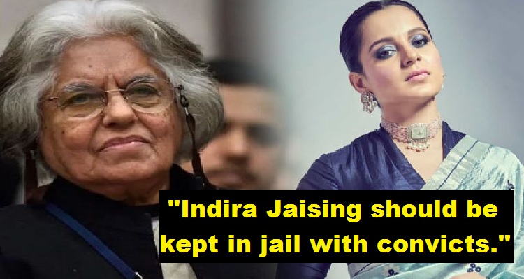 Nirbhaya Case: Indira Jaising should be kept in jail with convicts, says Kangana Ranaut