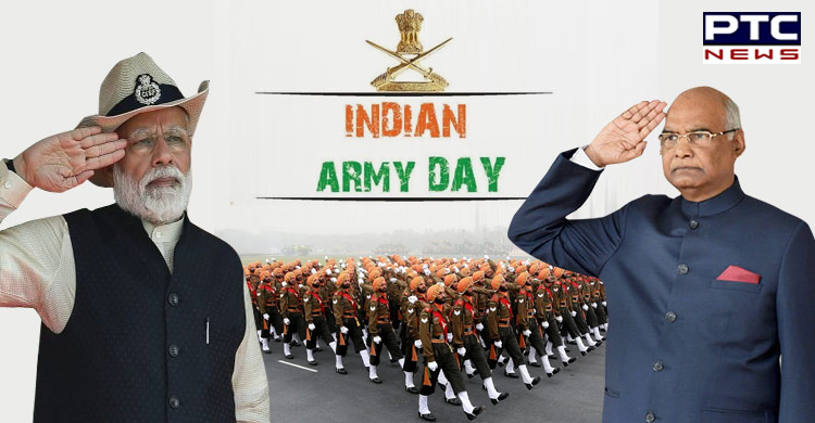 Indian Army Day 2020 : ਪ੍ਰਧਾਨ ਮੰਤਰੀ ਤੇ ਰਾਸ਼ਟਰਪਤੀ ਵੱਲੋਂ ਭਾਰਤੀ ਫ਼ੌਜ ਨੂੰ ਸਲਾਮ , ਸਾਨੂੰ ਫੌਜ 'ਤੇ ਮਾਣ ਹੈ : PM ਮੋਦੀ