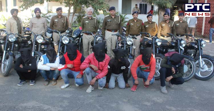 Chandigarh Police arrests 7 with stolen Bullet motorcycles
