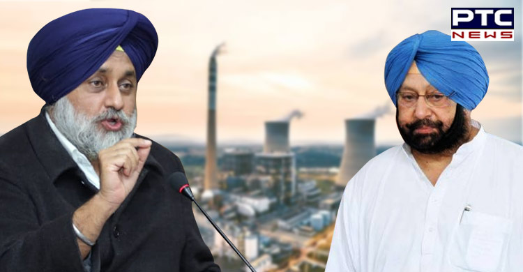 Sukhbir Singh Badal challenges Punjab CM to cancel PPA’s of Private Thermal Plants