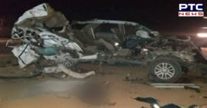 Rajasthan Car and Truck collided at NH 58 in Churu, 7 died, 1 injured