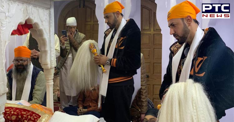 Gippy Grewal visits Pakistan to pay homage at Gurdwara Nankana Sahib in Kartarpur