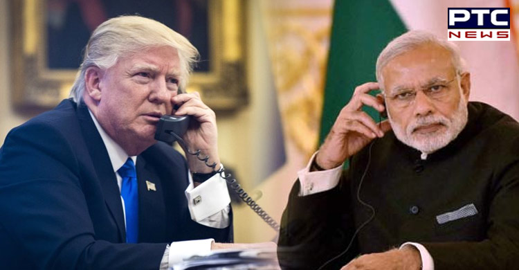 PM Narendra Modi speaks to Donald Trump on the phone