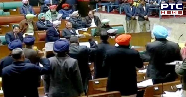 SAD, AAP MLAs stage walkout in Punjab Assembly to protest against Congress govt for 'not keeping' promises