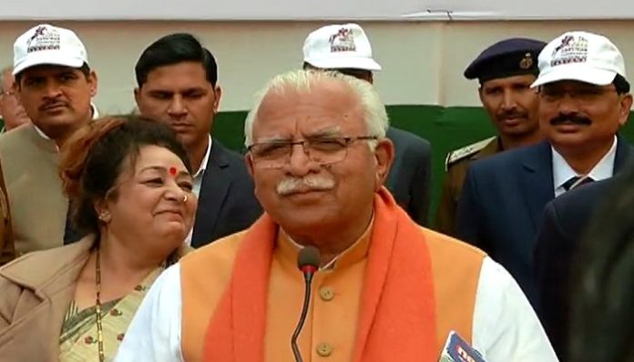 CM Manohar Lal attacks on Arvind Kejriwal CM Manohar Lal attacks on Arvind Kejriwal