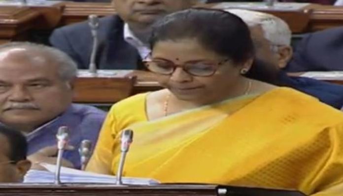 Finance Minister Nirmala Sitharaman Presents Union Budget 2020 Finance Minister Nirmala Sitharaman Presents Union Budget 2020